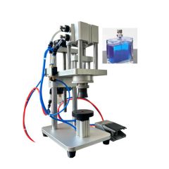 Manual Perfume Water Nozzle Plastic Filling Crimping Machine Crimping Head One Material Type Liquid Origin Guangzhou, - Guangzhou Guanchuan Machinery Equipment Co., Ltd.
