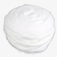 Imitation Rabbit Hair Tops in Raw White - Image 2