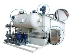 Packaged Rectangular Daf Horizontal Daf Plant Rectangle Dissolved Air Flotation Waste Water ...