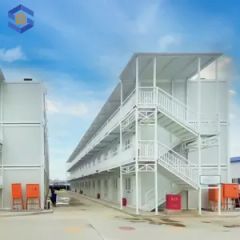 Economic Prefab Worker Accommodation Steel Frame Mobile Modular Apartment Integrated Prefabricated Container Home Housing - Image 1