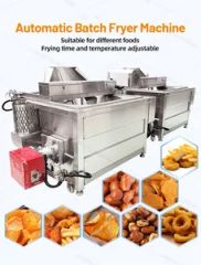 Small Automatic Batch Fryer for Snacks Automatic Stirring Nut Frying Machine Chicken Chop Round Deep Fryer - Image 3