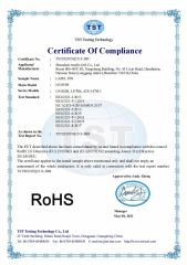 Lapel pin ROHS Certificate certificate from Shenzhen Awells Craft Co., Ltd.