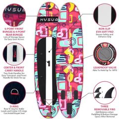 Hysum 10 6FT Inflatable Paddle Board with Complete Accessories for Surfing - Image 3