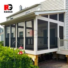 Thw Modern Design Tiny House Aluminium Garden House Sunroom Glass House with Big Window - Foshan RANGO furniture Company Limited