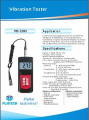 Vibration Meter Display LCD Auto Shut Off Yes Packaging Type Box Data Hold Function Yes Brand Prestige Agencies Usage/Application - Image 3