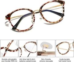 Customized Anti Blue Light Metal Frames for Eyeglasses - Image 3