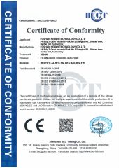 CE CERTIFICATE of FILLING and SAELING MACHINE certificate from Foshan Henwi Technology Co., Ltd