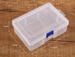 Clear Plastic Jewelry Box Organizer Storage Container - Image 6