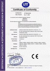 Certificate certificate from Qingdao Kingstone Industry & Trade Co., Ltd.