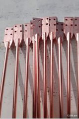 Strip In Pipe Copper Earthing Electrode 1M Shape Round Diameter 17mm Brand Sun Power Alloy With Alloy Technique Strip In - Image 3