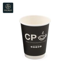 Customized Logo Printed Single Wall Coffee Cup Packaging Disposable Paper Cup - Image 4
