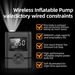 Digital Portable Air Compressor Precision Controlled Tyre Inflator - Image 3