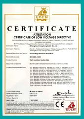UDEM certificate from Mosstee (Changzhou) Technology Co., Ltd.
