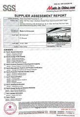 SGS certificate from Tianjin Great Metal Processing Co., Ltd.