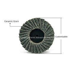 Mini Flap Disc 2 3 for Grinding and Chamfering - Image 2