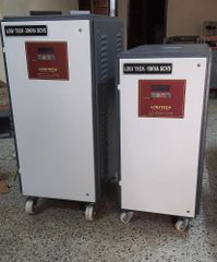 Air Cooled Servo Controlled Voltage Stabilizer Input Voltage 250V Load capacity 75 KVA Cooling Method Air-cooled Over Load Capacity 110 - Image 1