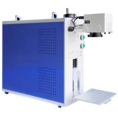 Portable Mini Fiber Metal Laser Marking Engraving Machine Origin China HS Code 8515809090 Trademark Grand Laser Type Oscillating Mirror - Image 1