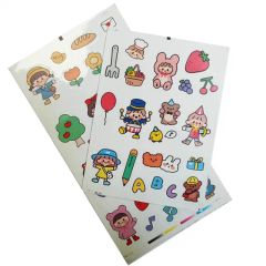 Customized Adhesive Label Cartoon PVC Stickers Origin China Trademark GWL Model NO. L714 Pattern Cartoon Color - Image 2
