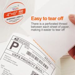 Self Adhesive Direct Thermal Sticker Paper Barcode Label Shipping Label - Image 3