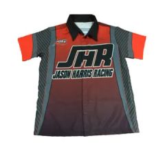 Full Button Sublimated Custom Racing Shirts Auto Racing Polo Shirts Motorcycle & Auto Racing Wear - Image 6