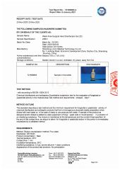 EN 13624 certificate from Shandong Lircon Medical Technology Co., Ltd.