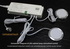 Control Power Driven Dimming Touch Switch Suitable for LED Strip Light Cabinet Lights - Image 2