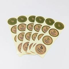 Seal Sticker Custom Bottle Jar Security Logo Labels Kraft Paper Tamper Proof Packaging Waterproof Sealing Stickers - Image 3