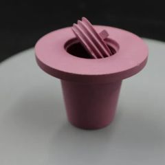 Customized Pink 95% Alumina Ceramic Sets Screws and Nuts Thread Ceramic Cap - Image 1
