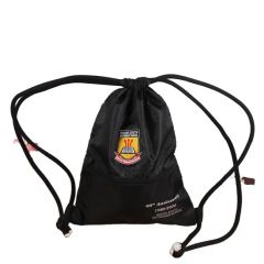 Wholesale Custom Logo Drawstring Backpack Polyester Nylon Bulk Hiking Sport Gym Yoga String Promotional Bags with Letter Pattern - Image 1