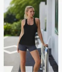 Strappy Racerback Activewear Compression Yoga Tank Tops Athletic Shirts - Image 4