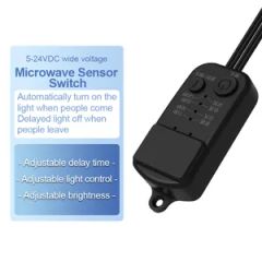 Hot Sale Mini Microwave Switch 12V5V Intelligent LED Light Sensor Switch Infrared Induction Stepless Motion Position Sensor - Image 2