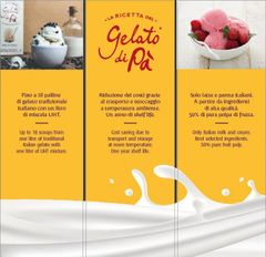 High quality Italian Ice Cream La Ricetta del gelato di Pa Mandarino brick 1L for HORECA shop - Image 2