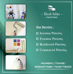 Residential Painting Service Work in Construction Service Location Mumbai Usage Painting services Designing As per - Image 3