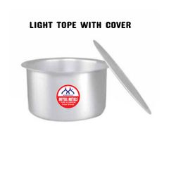 ALUMINIUM POT WITH COVER Material Aluminium Weight Light - Image 1