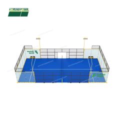 Tennis Court Equipment Wpt Competition Design Super Panoramic Padel Tennis Court - Image 2