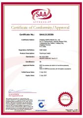 Certificate for electrical installations certificate from Zhangzhou XDS Modular Building Co., Ltd.