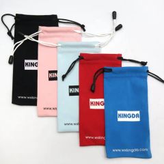 High Grade Soft Jewelry Velvet Bags Custom Drawstring Closure Flannel Velvet Gift Pouches - Image 4
