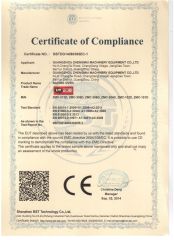 CE Certificate of deck oven certificate from Zhengmai Machinery (Guangzhou) Co., Ltd.