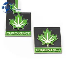 Custom Luminous Maple Leaf Pin Cute Style Metal Custom Die Stamping Badge Lapel Pin Custom Enamel Badge - Zhongshan Best Trading Co., Ltd.