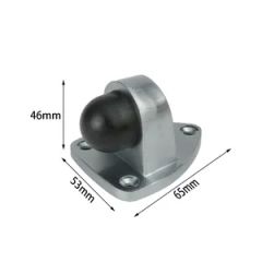 Custom Size Door Stopper Zinc Alloy Triangle Door Stopper MOQ 300 Finish SN Origin China Material Zinc Control Manual Type Door - Image 2