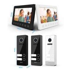 7 Inches Interphone 4 Wires Home Security Video Doorphone - Image 2
