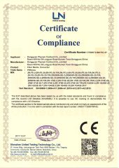 Media converter LVD certificate from Dongguan Phynam Comtech Co., Ltd.