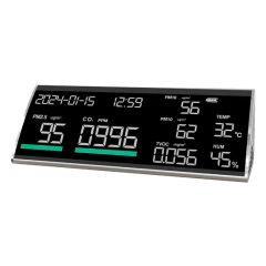 Multi Function Air Quality Monitor Temperature Humidity Monitor Gas Analyzers - Image 1