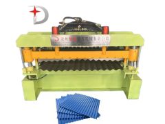 Customized Metal Corrugated Trapezoid Glazed Tile Roll Forming Machine - Image 1