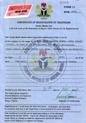 Overseas Registration certificate from Tianjin Shengfa Candle Co., Ltd