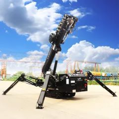 China Landward Hydraulic 5 Ton Crawler Crane Multi-Functional 3 Ton Remote Control Small Aerial Work Vehicle Telescopic Arm Collapsible Spider Crane for Sale - SHANDONG LANDWARD HI GROUP