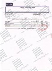 Product Inspection Report certificate from Fully Cosmetic (GZ) Co., Limited