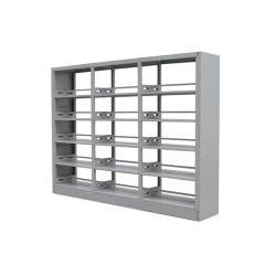 Premium Double Steel Portable Library Bookcase for Books Layer 5 Size High Door 0 Door Origin China Rotary Fixed Style - Image 6