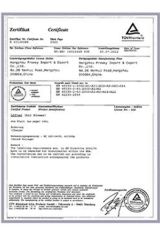 CERTIFICATES certificate from Hangzhou Proway Import & Export Co., Ltd.