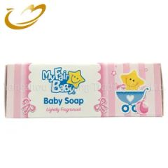 100g Floral Scent Solid Baby Bath Soap Palm Coconut Oil Herbal OEM 7D Sample - Image 2
